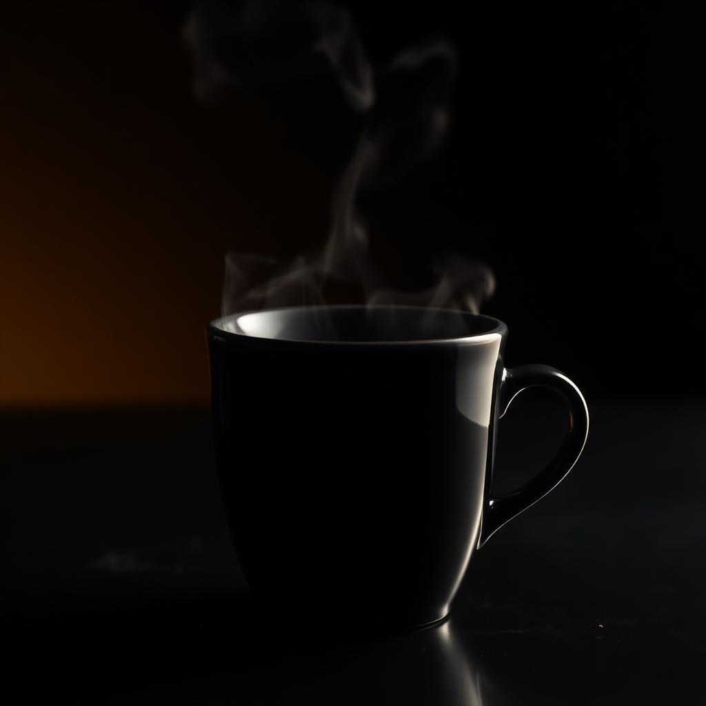 Dampfende Kaffeetasse